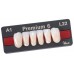 Kulzer Pala PREMIUM 6/8 NanoPearl Acrylic Teeth (Kulzers Highest Quality Full Anatomical Tooth Range) - 1 Card